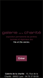 Mobile Screenshot of galerie-charite.com